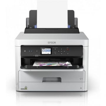 Imprimanta Inkjet Epson WorkForce Pro WF-M5299DW, A4, 1200x1200 dpi, Wi-Fi, 24 ppm, Gri/Negru