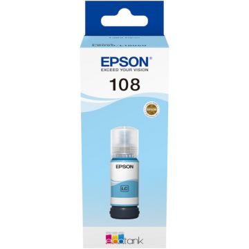 Cartus Epson 108 EcoTank, Light Cyan