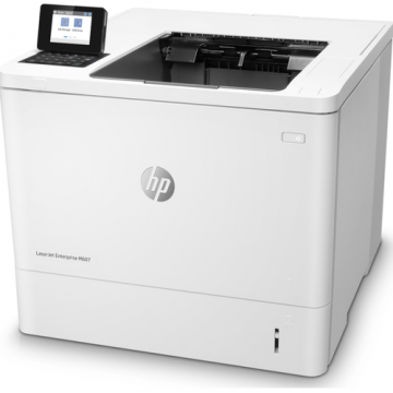 Imprimanta Refurbished Laser Monocrom HP LaserJet Enterprise M607dn, A4, 55 ppm, 1200 x 1200, USB, Retea, Toner Nou 11k