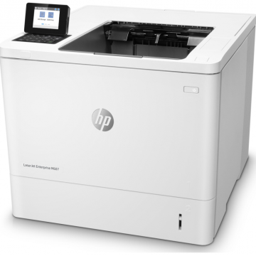 Imprimanta Second Hand Laser Monocrom HP LaserJet Enterprise M607N, A4, 55 ppm, 1200 x 1200, USB, Retea, Toner Nou 11k