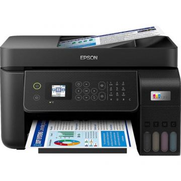 Multifunctional inkjet color Epson ET-4800, A4, duplex, USB 2.0, Wi-Fi, 33 ppm negru, 15 ppm color (Negru)