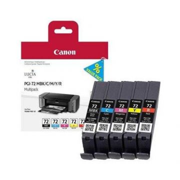 Set 5 x Cartus de cerneala, Canon, PGI72 (Multicolor)