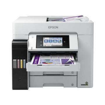 Imprimanta inkjet color Epson ET-5880, A4, Duplex, ADF, Wireless (Alb)
