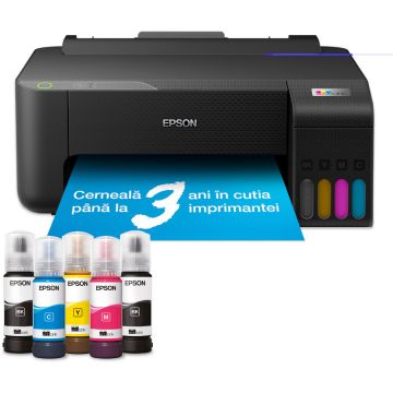 Imprimanta Inkjet Color L1230 CISS Format A4 33ppm/15ppm Negru