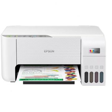 Multifunctionala Inkjet Color EcoTank L3276 10PPM Printare Copiere Scanare WiFi Format A4 Alb