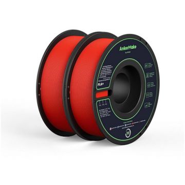 Anker Filament AnkerMake Anker PLA+, 2kg, Red, 2 bucati