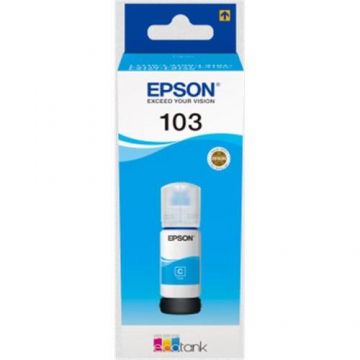 Cartus cerneala Epson 103 EcoTank, acoperire 7500 pagini (Cyan)