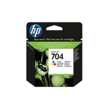 Cartus cerneala HP 704, acoperire 200 pagini, 21 ml (Multicolor)