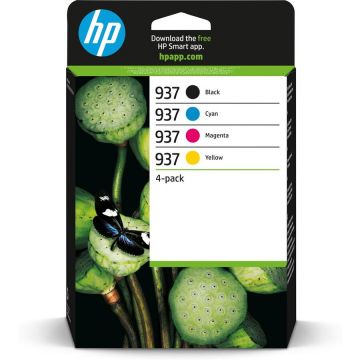 HP HP 937 CMYK Original Ink Cartridge 4-Pack