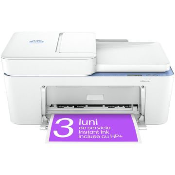 HP Multifunctional inkjet color HP DeskJet 4222e All-in-One, imprimare, copiere, scanare, 8,5 ppm alb-negru/5,5 ppm color, USB, Wireless, Eligibil HP Instant Ink