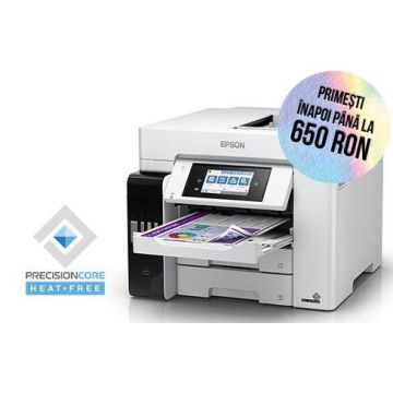 Multifunctional Epson EcoTank L6580, Inkjet color, A4, 25 ppm, Duplex, Fax, Wireless (Gri)