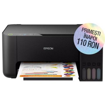 Multifunctional Inkjet Epson L3230, A4, Color, 10 ppm, USB (Negru)