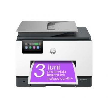 Multifunctional inkjet HP OfficeJet Pro 9132e (404M5B), A4, Color, 25 ppm, Duplex, USB, Retea, Wireless, Bluetooth (Negru/Alb)