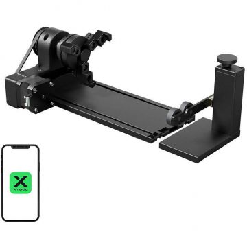 xTool Set de gravura laser, Xtool, F1, 10 W / 2 W, 4000 mm/s, Wi-Fi / USB, 179 x 235 x 334 mm, Atasament rotativ RA2 Pro, Verde Menta