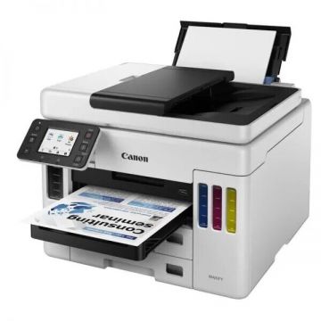 Canon Imprimanta Multifunctional Inkjet Color Canon MAXIFY GX7050, Alb