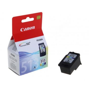 Cartus cerneala Canon CL-513, color, capacitate 13ml / 350 pagini, pentru Canon Pixma IP2700, Pixma MP230, Pixma MP240, Pixma MP250, Pixma MP260, Pixma MP270, Pixma MP280, Pixma MP282, Pixma MP480, Pixma MP490, Pixma MP495, Pixma MX320, Pixma MX330,