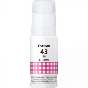 Cartus cerneala Canon GI-43M, culoare magenta, capacitate 3800 pagini,60ml,pentru Canon Pixma G540, G640.