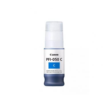 Cartus cerneala Canon PFI-050C, cyan, capacitate 70ml, pentru Canon TC- 20, TC-20M.