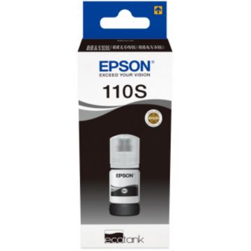 Cartus cerneala Epson 110S, pigment black, compatibilitate: EcoTank M3170, M3140, M2170, M2140, M1180, M1170, M1140, M1120, M1100, ET-M3180.