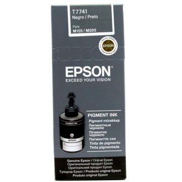 Cartus cerneala Epson T7741, capacitate 140ml / 10000 pagini, pentru echipamente CISS monocrom M100/M105/M200