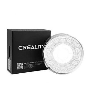 CREALITY CR PETG 3D Printer Filament, white, Printing temperature: 230-250°C, Filament diameter: 1.75mm, Tensile strength: 49MPa, Size of filament wheel: Diameter 200mm, height 66mm, hole diameter 53mm. Eco-friendly, odorless, non-toxic. Utilizare: pana