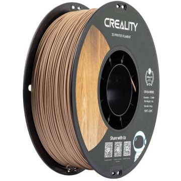 Creality Filament de imprimanta 3D Creality CR-wood, Pin alb