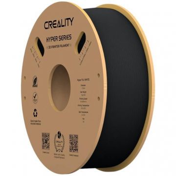 Creality Filament Hyper PLA Creality, diametru 1,75 mm, Negru