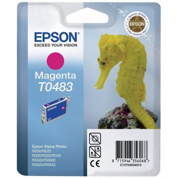 Epson Cartus de cerneala Epson T0483, 430 pagini, 13 ml, Magenta (Purpuriu)