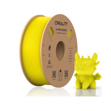 Filament 3D Creality Hyper PLA Galben 1.75mm – Imprimare Ultra-Rapidă și Precizie Ridicată