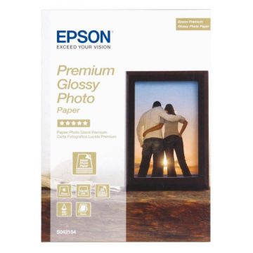 Hartie foto Epson S042154, dimensiune 13x18cm, 30 coli, tip premium glossy, greutate 255g/m2