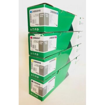 LEXMARK 24B6846 CYAN TONER CARTRIDGE ,XC9235, XC9245, XC9255, XC9265