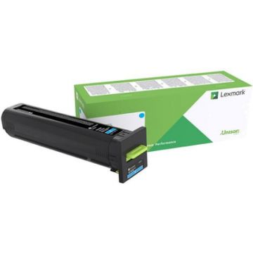 LEXMARK 72K2XCE CYAN RET PROGRAM TONER, Capacitate: 22k pagii, Compatibilitate: CS820dte, CS820dtfe, CS820de.