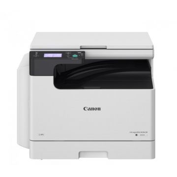 Multifunctional laser mono Canon iR2224N, dimensiune A3 (Printare,Copiere, Scanare), viteza 22ppm A4 / 11ppm A3, rezolutie max600x600dpi, procesor 1.6Ghz, memorie 1 GB RAM, alimentare hartie250coli + tava universala 80 coli, limbaj de printare: UFR II