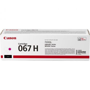 Toner Canon CRG067HM, Magenta, capacitate 2350 pagini, pentru LBP-631 / LBP-631-cw / LBP-633 / LBP-633cdw / CRG-067Y / CRG067Y / MF-651 / MF- 651cw / MF-655 / MF-655cdw / MF-657 / MF-657cdw.