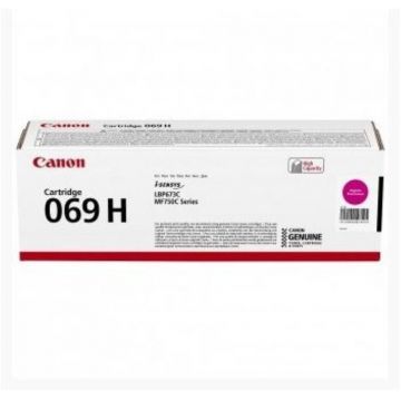 Toner Canon CRG069HM, Magenta, capacitate 5500 pagini, pentru i-SENSYS LBP673Cdw, MF754Cdw, MF752Cdw.