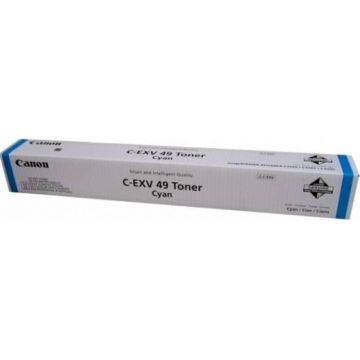 Toner Canon EXV49C, cyan, capacitate 19000 pagini, pentru iR Advance C3300i, 3320i, 3325i