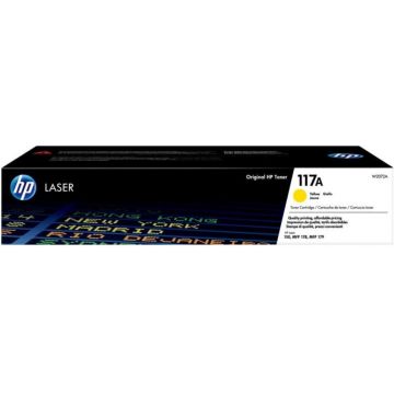 Toner HP W2072A, yellow, 700 pag, HP Color Laser 150a, HP Color Laser 150nw, HP Color Laser MFP 178nw, HP Color Laser MFP 179fnw.