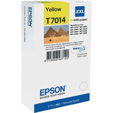 Cartus cerneala Epson XXL T7014, acoperire aprox. 3400 pagini (Galben) Cartus cerneala Epson XXL T7014, acoperire aprox. 3400 pagini (Galben)