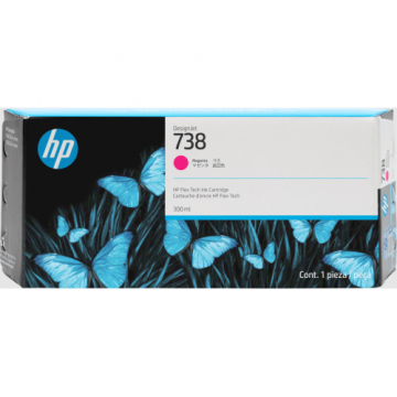 Cartus Cerneala HP 738, 300-ml (Magenta) Cartus Cerneala HP 738, 300-ml (Magenta)