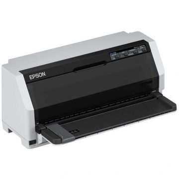 Epson Imprimanta matriceala, EPSON LQ-690II, 487 cps, 360x180 DPI, 120x120x25mm, Negru-Alb