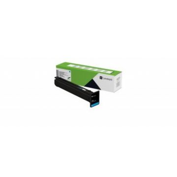 LEXMARK 46.9K CYAN TONER CARTRIDGE Return Program, Compatibil cu CX963se, CX962se, CX961se.