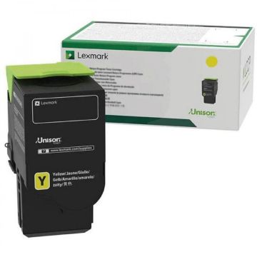 LEXMARK Toner original LEXMARK 75M20Y0, galben, 2000 pagini, compatibil CS531, 632, CX532, 635 LEXMARK Toner original LEXMARK 75M20Y0, galben, 2000 pagini, compatibil CS531, 632, CX532, 635