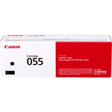 Toner Canon CRG055 black, capacitate 2.3k pagini, pentru LBP66x, MF74x.