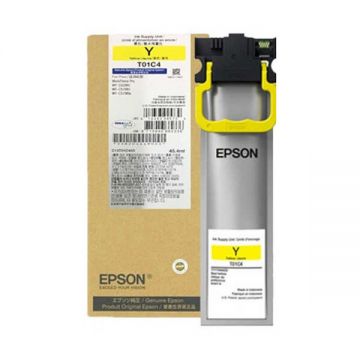 Cartus compatibil Epson T01C Y Ink, 5000 pagini, yellow Cartus compatibil Epson T01C Y Ink, 5000 pagini, yellow