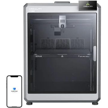 Creality Imprimanta 3D Creality K2 Plus, 350 x 350 x 350 mm, viteza printare 600 mm/s max Creality Imprimanta 3D Creality K2 Plus, 350 x 350 x 350 mm, viteza printare 600 mm/s max