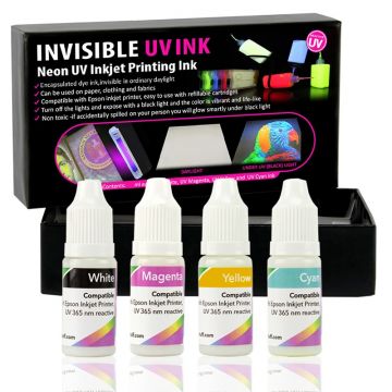 Cerneala invizibila pentru imprimante Epson set 4 culori 100 ml/culoare