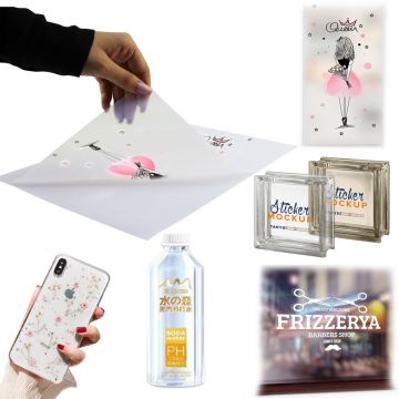 Folie adeziva semi transparenta printabila inkjet, rezistenta apa, A4, 20 coli, Procart