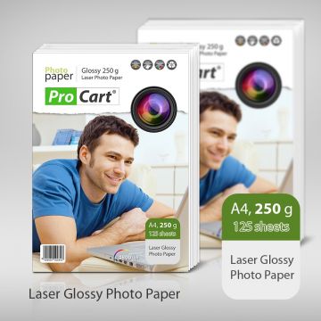 Hartie FOTO laser Glossy 250g A4