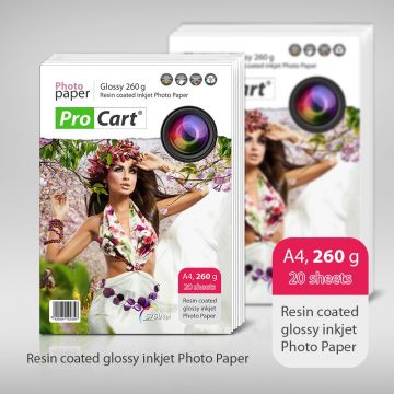 Hartie FOTO RC Glossy 260g A4