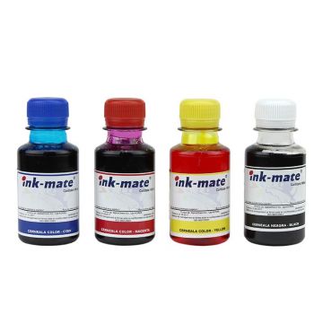Set 4 culori cerneala refill pentru Brother T300 T500 T700 T800 100 ml/culoare